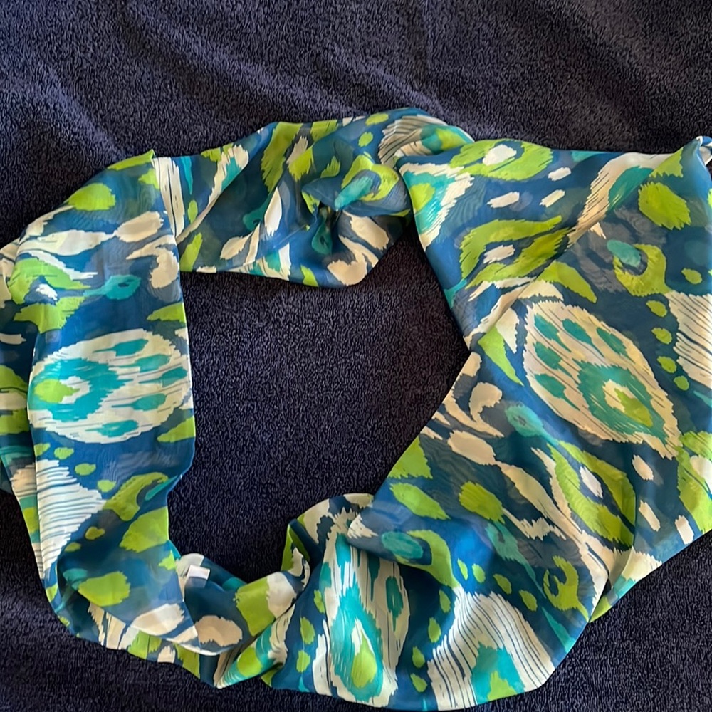 Infinity Scarf Green/Blue